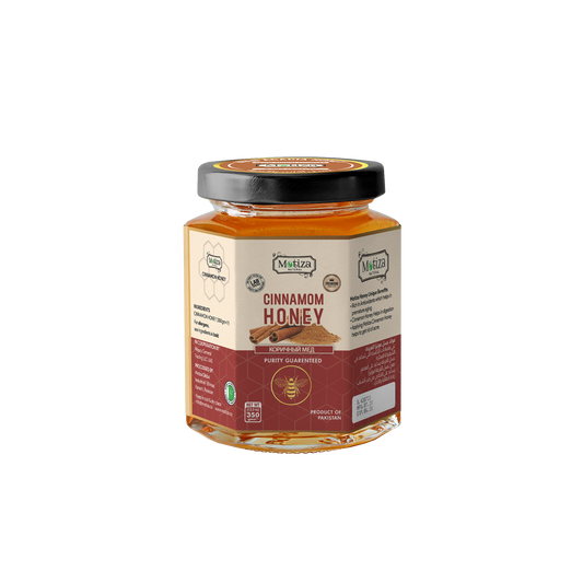 Honey with Cinnamon (دارچینی کا شہد)– boosts immunity, balances diabetes, lowers cholesterol and treats gastric issues. Treats skin infections and inflammation.