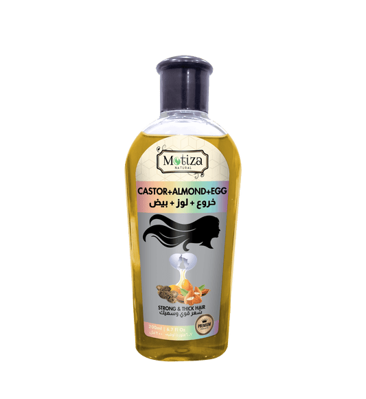 Castor Almond egg Hair Oil